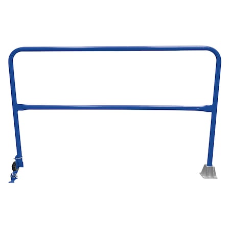 Vestil Steel Dock Safety Swing Gate 6 Ft. Length Blue SSG-6-BL