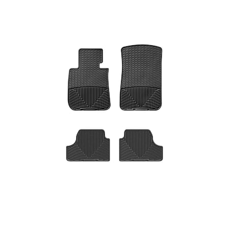 Weathertech Black, Front and Rear All Weather Floor Mats W61-W261