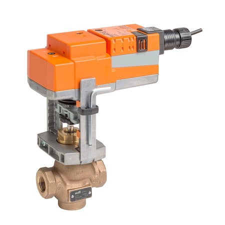Belimo Globe Valve 1.25in 2 Way 20 Cv w/ G232B-M+LVX120-3