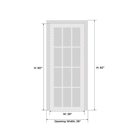 Sartodoors Modern Wood Interior Door with Hardware, Planum 0020 White Silk, Single Panel Frame Trims, Bathroom PLANUM0020ID-WS-36