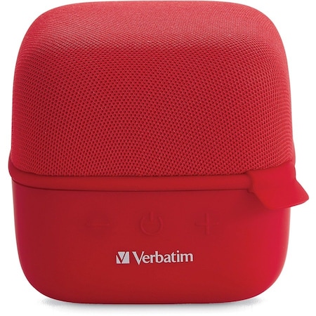 Verbatim Americas Verbatim Wireless Cube Bluetooth Speaker, Red 70225