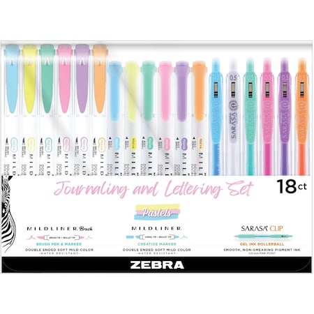 Mildliner Journaling and Lettering Set Pastel Pen 76018