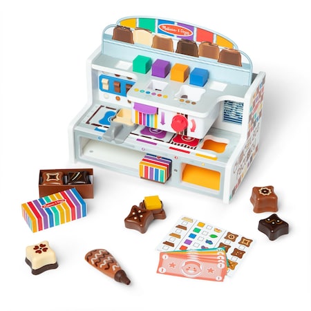 Melissa & Doug Wooden Chocolate Factory Play Set 50889