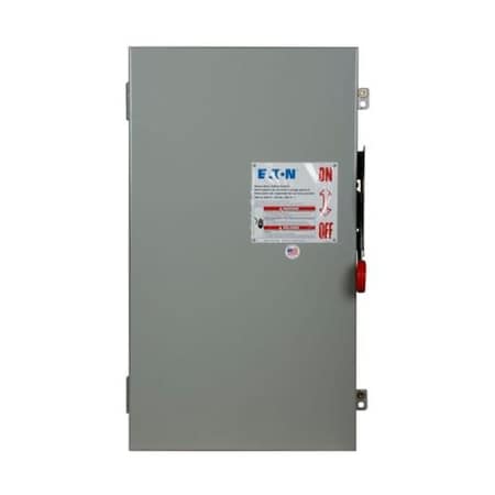 Eaton Safety Switch, Fusible, NEMA 1, Steel DH364NGK