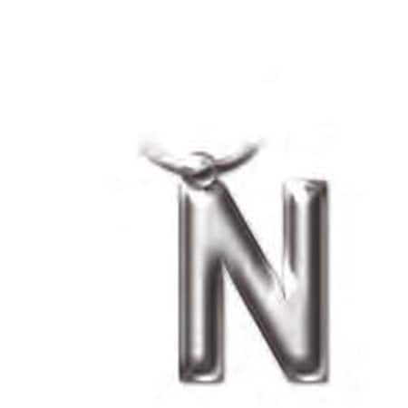 That Company Called If Solid Metal Initial Keyring - N 2214