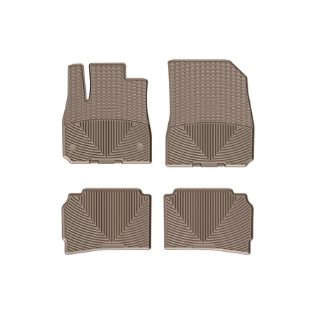 Weathertech Tan, Front and Rear All Weather Floor Mats W394TN-W398TN