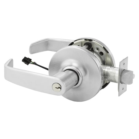 Sargent Grade 1 Electrified Cylindrical Lock, Fail Secure, L Lever, G Rose, 6-Pin Cylinder, Deadlatch, Requ RX-10XG71 GL 26D