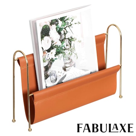 Fabulaxe 9-Inch Magazine Rack, Floor Standing Book Basket, Newspaper Holder and File Holders - Nursery QI004740
