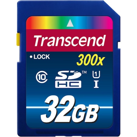 Transcend Information Transcend 32 GB Class 10/UHS-I SDHC - 1 - Lifetime Warranty TS32GSDU1
