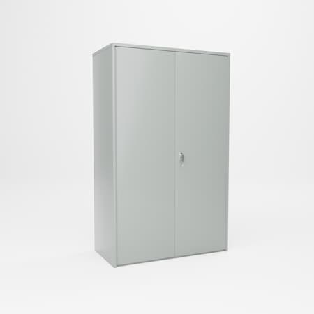 Pucel Flush Door Bin Cabinet With 171 Bins, 48 in W x 78 in H x 24 in D, Light Blue HDBC-4878-00-171