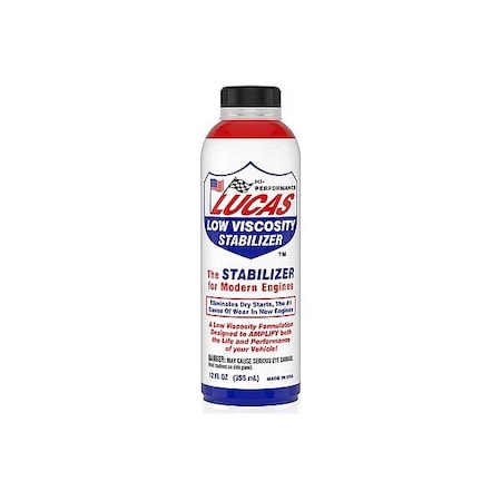 Lucas Oil Additive, 12 oz Sz, Amber 11097