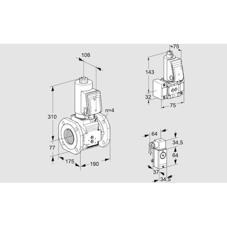 Honeywell Kromschroder VAS6T65A05NQGRE/23/B- KS88206456