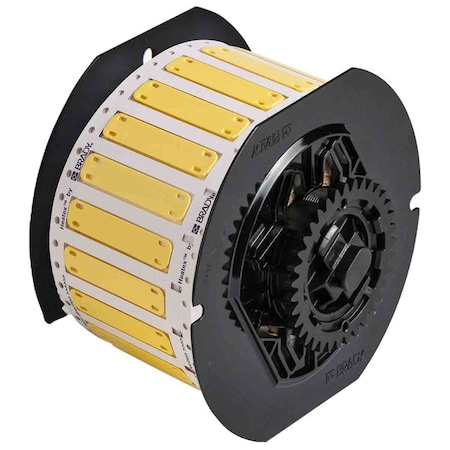 Brady B33 Series Zero-Halogen Polyurethane Cable Markers, Yellow, Roll of 500 Labels B33-7515-7643-YL