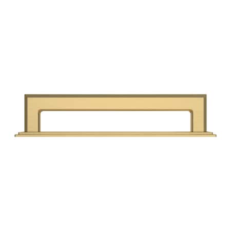 Baldwin Cabinet Backplates Lifetime Satin Brass 4941044