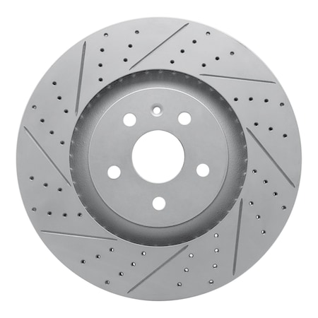 Dynamic Friction Co DFC Geoperformance Rotor - Drilled and Slotted 830-46029L
