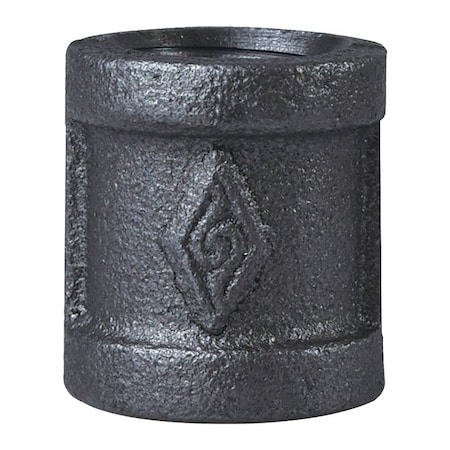 Prosource Pipe Coupling, 1/2 in, FIP, Steel, SCH 40 Schedule, 300 psi Pressure 21-1/2B