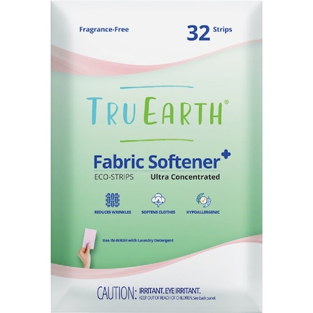 Tru Earth Eco-Strips Fragrance-Free Fabric Softener, 32-Loads TE-US-LA-SFXFF032-MC024