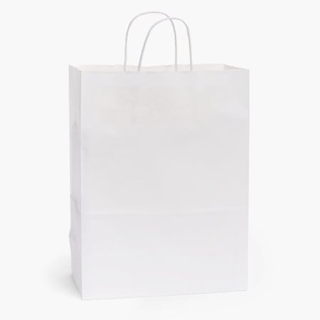 Duro Bag 10X6.75X12 White Kraft, 250PK W10612
