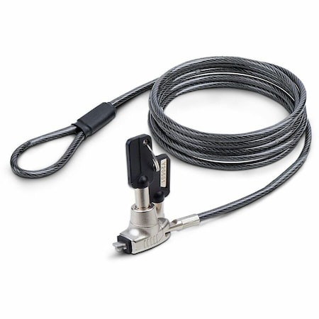 Startech.Com SLIM LOCK NOBLE WEDGE® COMPATIBLE, 5FT (1.5M) LOCKING CABLE, DESK ANTI-THEFT SNBLK-LAPTOP-LOCK
