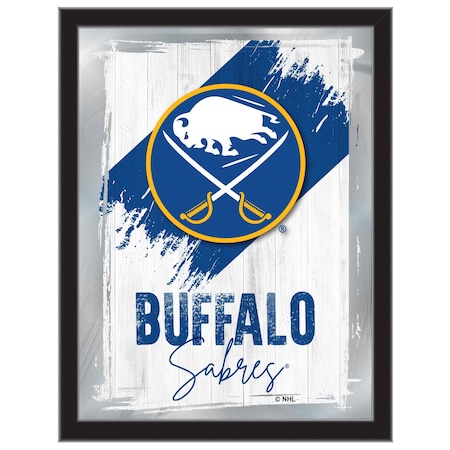 Holland Bar Stool Co Buffalo Sabres 17 in.x22 in. Logo Wall Mirror MLogo