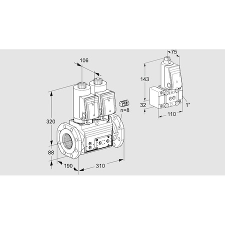 Honeywell Kromschroder VCS780F05NNKGR3E/PPPP/PPZ- KS88203314