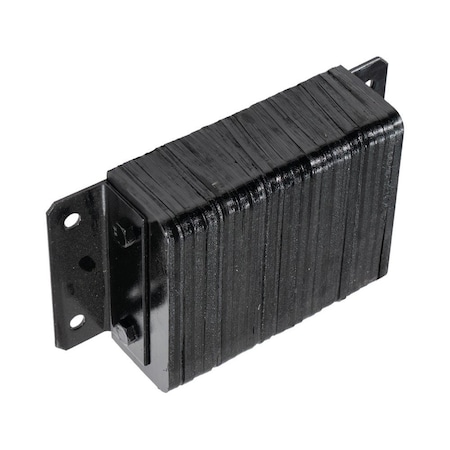 Mytee Products 16inx10inx4.5inViking Laminate Rubber Dock Bumper for Truck Loading Dock Protection DBLR-101645