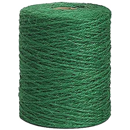Baron 3-Ply Twine, 200 ft L, Jute, Green 40408
