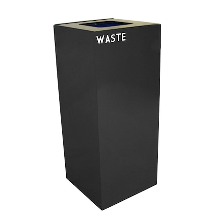 Witt Industries 36 gal Square Charcoal, Metal 36GC03-CB