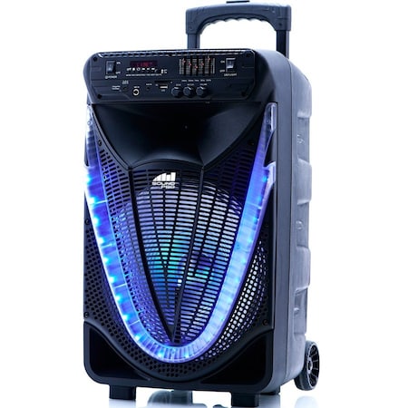 Naxa Electronics Naxa NDS-1233 Portable Bluetooth Speaker System - Black - Battery Rechargeable - USB NDS-1233