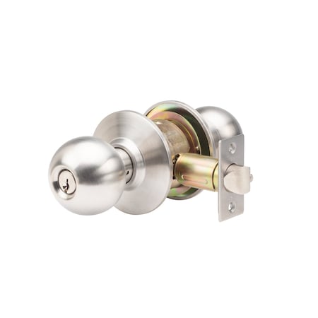 Trans Atlantic Co. SVB Series Standard-Duty Commercial Cylindrical Knob, Grade 2 Entry in Stainless Steel DL-SVB53-US32D