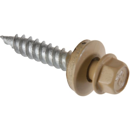 All-Source No. 9 x 2 In. Hex Washered Tan Framing Screw, 250PK 731927
