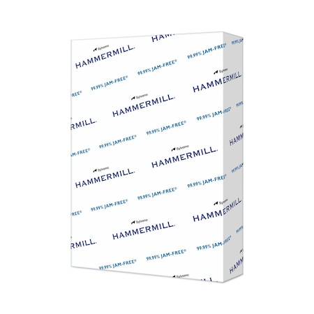 Hammermill Copy Plus Print Paper, 92 Bright, 20 lb Bond Weight, A4, White, 500 Per Ream, 1 PK 105500