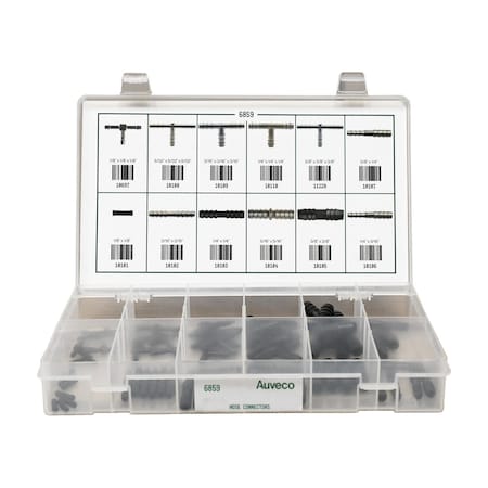 Auveco Hose Connector And Tee Quik-Select Kit Assortment 6859