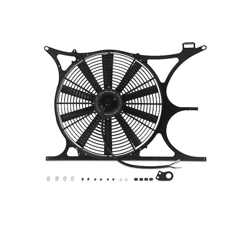 Hard Top Performance Fan Shroud Kit for 1992-1999 BMW E36 - Stealth Black HA3559222
