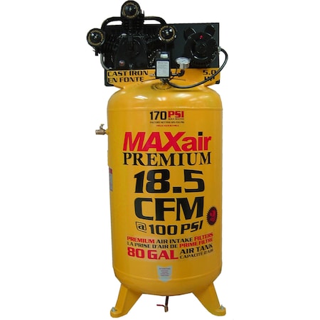 Maxair 80 Gallon 18.5 CFM Premium Air Compressor C5180V1-MAP