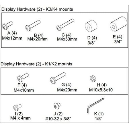 Chief Chief KRA242 Mounting Arm for Monitor Mount KRA242