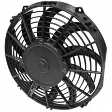 Spal Advanced Technologies 10 in. Pusher 844 CFM Low Profile Electric Cooling Fan, Curved Blade SPA30100320