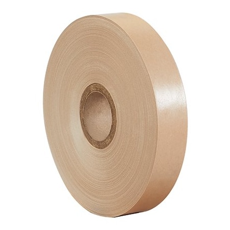 Tape Logic Water-Activated Tape, 1.5 in W x 500 ft L, Kraft, 20 PK T155000