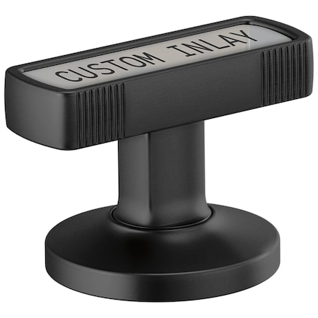 Brizo Kintsu Widespread Lavatory Knob Handles with Custom Inlay HI5306-BL