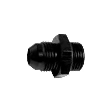 Hard Top Radius Port Male Adaptor - Black, 8AN to 6AN HA1111703
