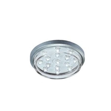Jesco LED Flush Mount- Matte Silver Finish with Clear Glass H-SL47-12V-R-S