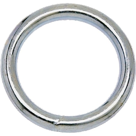 Campbell Chain & Fittings Welded Ring, 150 lb Working Load, 1-1/8 in ID Dia Ring, #7B Chain, Solid Bronze T7662114