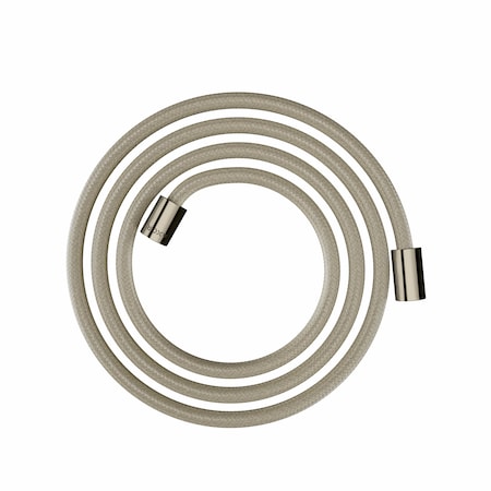 Axor Shower Solutions Textile Hose with Cylindrical Nut, 79" in Polished Nickel 28291830