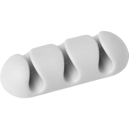 Durable Office Products Cable Clips for 3 Cables Grey, PK 2 503910