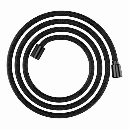 Hansgrohe DesignFlex Textile Handshower Hose, 80" in Brushed Black Chrome 28230340