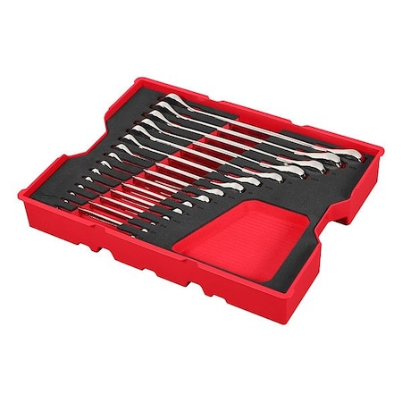 Milwaukee Tool SAE Combo Wrenches w/Foam 48-22-0157