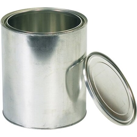 Box Packaging Global Industrial Metal Paint Cans 1 Gal. Silver 36/Pack HAZ1072