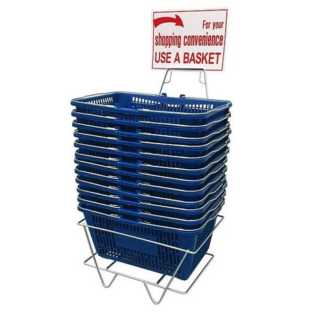 R.W. Rogers Co Hand Basket Set, Blue, 8-in L H2112002