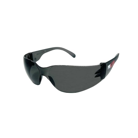 Pri Max Gray Safety Glasses, Frameless and Scratch Resistant SG10QG
