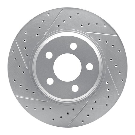 Dynamic Friction Co DFC Geoperformance Rotor - Drilled and Slotted 830-20035L